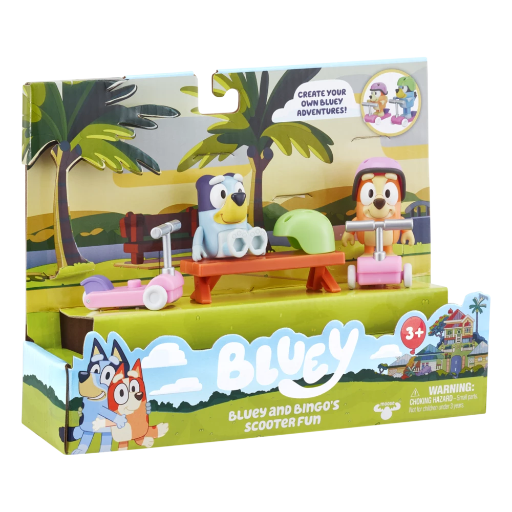 Scooter Time: Bluey & Bingo Figurines Season 4 Mini Vehicle Playset 7 Scooter Time: Bluey & Bingo Figurines Season 4 Mini Vehicle Playset - Image 5