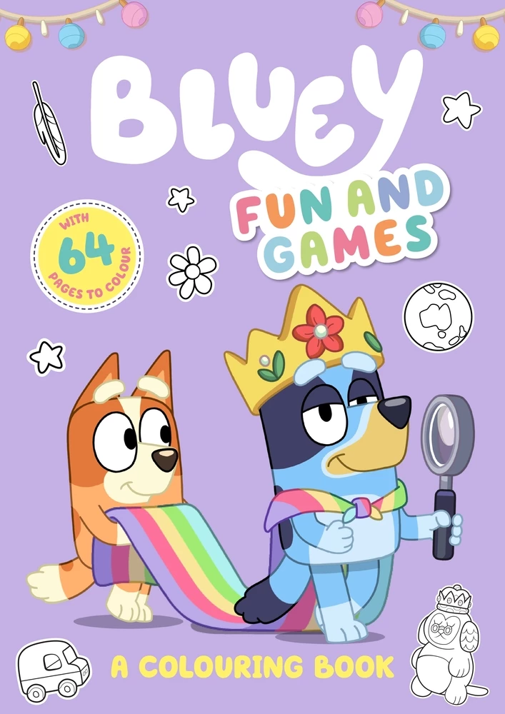 Bluey Colouring & Activity Pack Of 3 Books: Big Backyard, Fun & Games And Time To Play! 4 Bluey Colouring & Activity Pack Of 3 Books: Big Backyard, Fun & Games And Time To Play! - Image 2