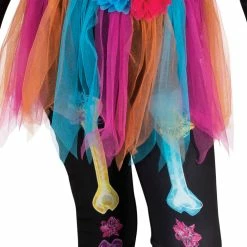 Rubies Skeleton Girl Neon Costume -Plush & Soft Toys Sales RD 5364 2
