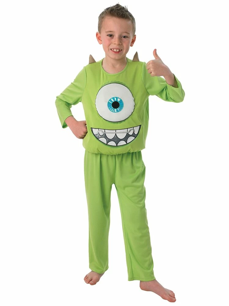 Pixar Mike Wazowski Deluxe Costume 2 Pixar Mike Wazowski Deluxe Costume