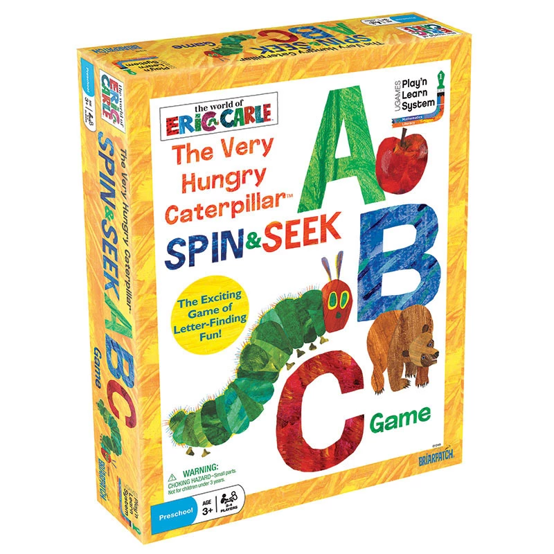 Briarpatch The Very Hungry Caterpillar, Spin & Seek ABC Card Game 4 Briarpatch The Very Hungry Caterpillar, Spin & Seek ABC Card Game - Image 2